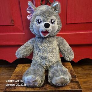 Build A Bear Great Wolf Lodge 16” Violet 25th Anniversary Plush Limited Editon